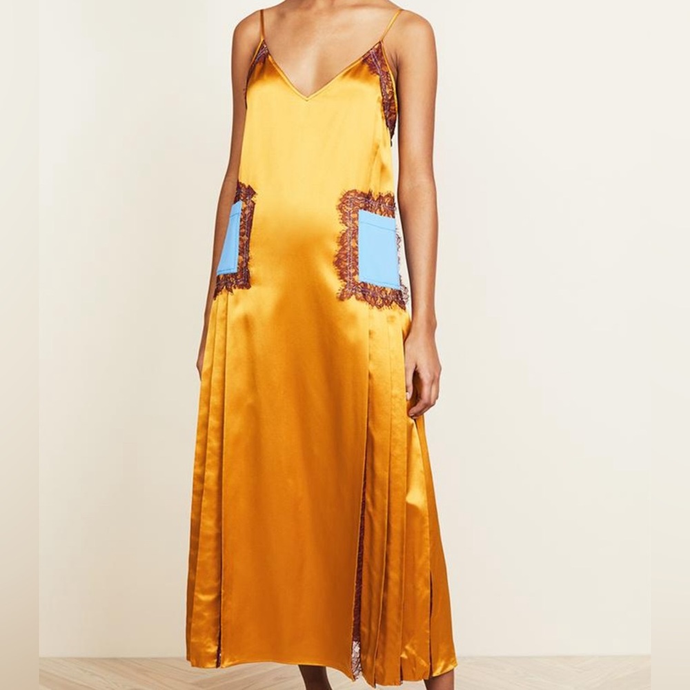 Tory Burch Claire Silk Midi Slip Dress size 4